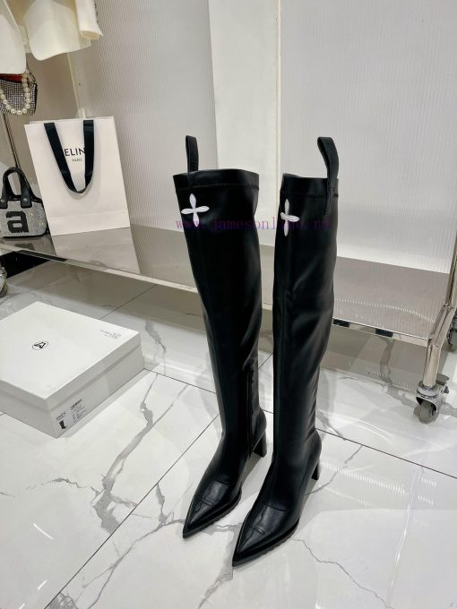 SMFK High Heel Over Knee Elastic BootsEnvironmentally friendly fabric for calvesInner sheepsuv1g1k8i - Image 3