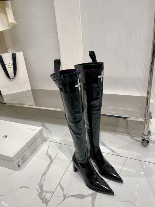 SMFK High Heel Over Knee Elastic BootsEnvironmentally friendly fabric for calvesInner sheeps8glqj338 - Image 2