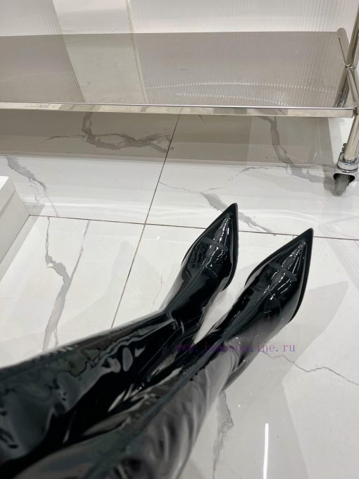 SMFK High Heel Over Knee Elastic BootsEnvironmentally friendly fabric for calvesInner sheeps8glqj338 - Image 4