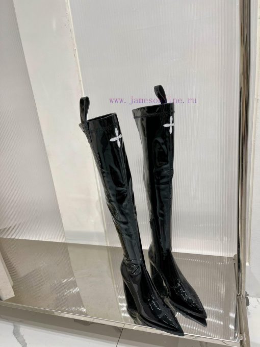 SMFK High Heel Over Knee Elastic BootsEnvironmentally friendly fabric for calvesInner sheeps8glqj338 - Image 8