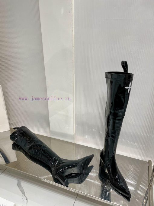 SMFK High Heel Over Knee Elastic BootsEnvironmentally friendly fabric for calvesInner sheeps8glqj338 - Image 9