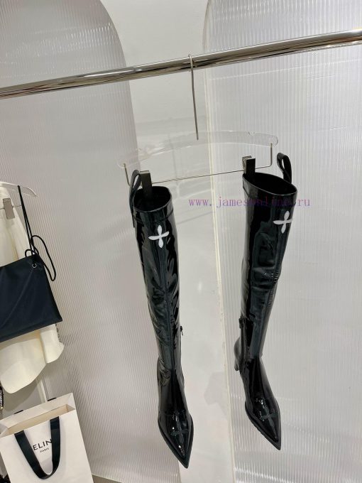 SMFK High Heel Over Knee Elastic BootsEnvironmentally friendly fabric for calvesInner sheeps8glqj338 - Image 10