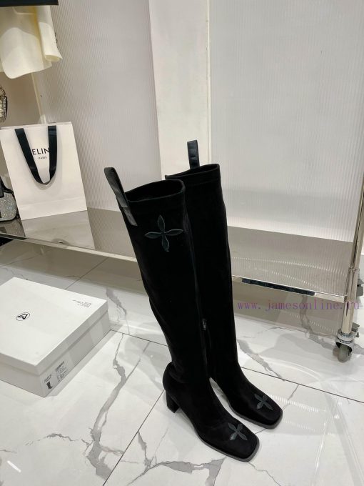 SMFK High Heel Over Knee Elastic BootsEnvironmentally friendly fabric for calvesInner sheepslif1sss1