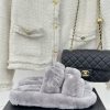 Chanel | Chanel Classic Letter Hairy SlippersThe "First to Wear" series of walking sheep witvxmncktd