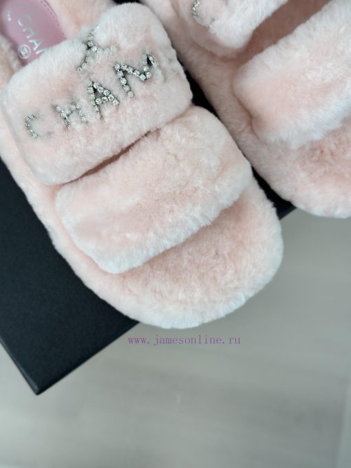 Chanel | Chanel Classic Letter Hairy SlippersThe "First to Wear" series of walking sheep witk1921u1k - Image 8