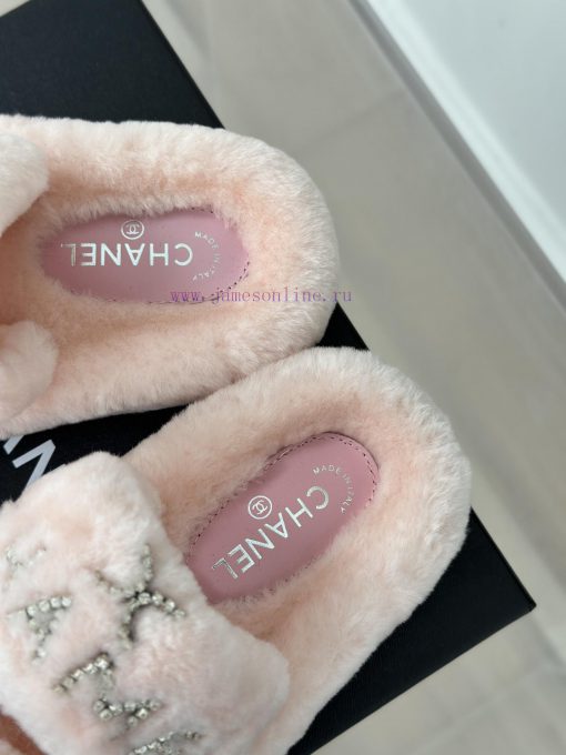 Chanel | Chanel Classic Letter Hairy SlippersThe "First to Wear" series of walking sheep witk1921u1k - Image 9
