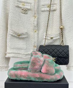 Chanel | Chanel Classic Letter Hairy SlippersThe "First to Wear" series of walking sheep witvt5875ci