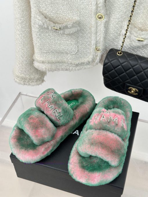 Chanel | Chanel Classic Letter Hairy SlippersThe "First to Wear" series of walking sheep witvt5875ci - Image 3