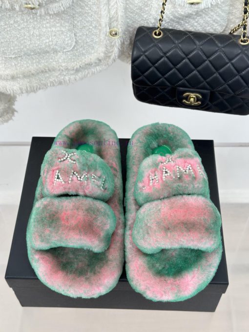 Chanel | Chanel Classic Letter Hairy SlippersThe "First to Wear" series of walking sheep witvt5875ci - Image 5