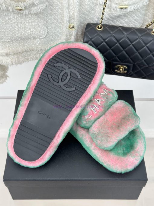 Chanel | Chanel Classic Letter Hairy SlippersThe "First to Wear" series of walking sheep witvt5875ci - Image 10