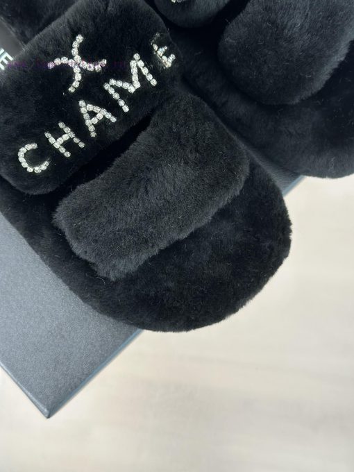 Chanel | Chanel Classic Letter Hairy SlippersThe "First to Wear" series of walking sheep witnsmajta8 - Image 8