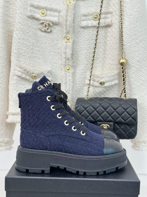 Chanel | Chanel Classic Autumn/WinterDouble C thick soled sponge cake motorcycle bootsThe sh0xgklvkd - Image 2