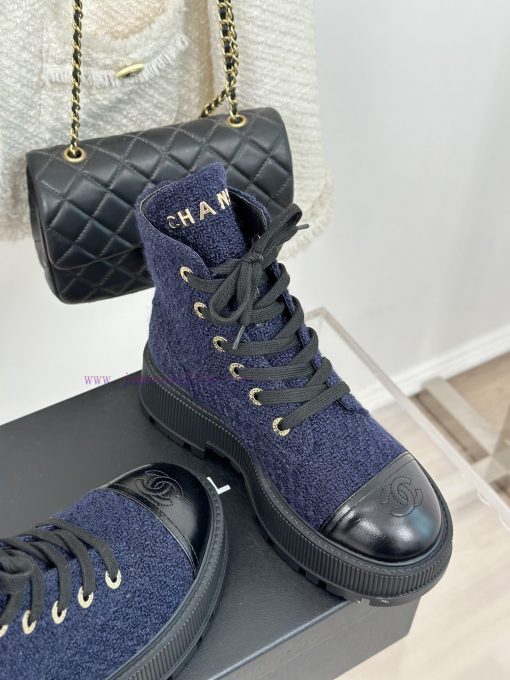 Chanel | Chanel Classic Autumn/WinterDouble C thick soled sponge cake motorcycle bootsThe sh0xgklvkd - Image 6