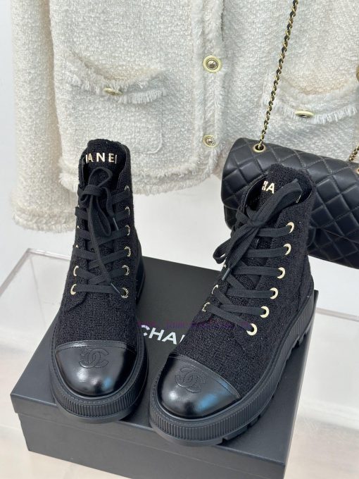 Chanel | Chanel Classic Autumn/WinterDouble C thick soled sponge cake motorcycle bootsThe shvr3inng6 - Image 7