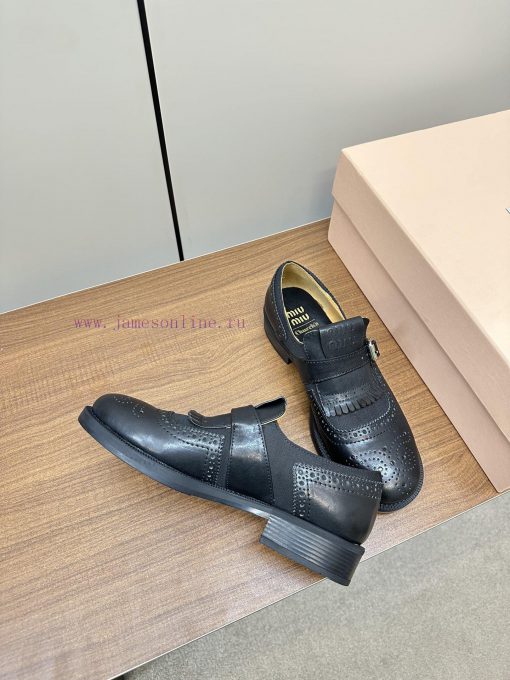 MiuMiu&Church's Co branded Double Button Block ShoesMiu Miu has announced a collaboration wihle43xdt - Image 5