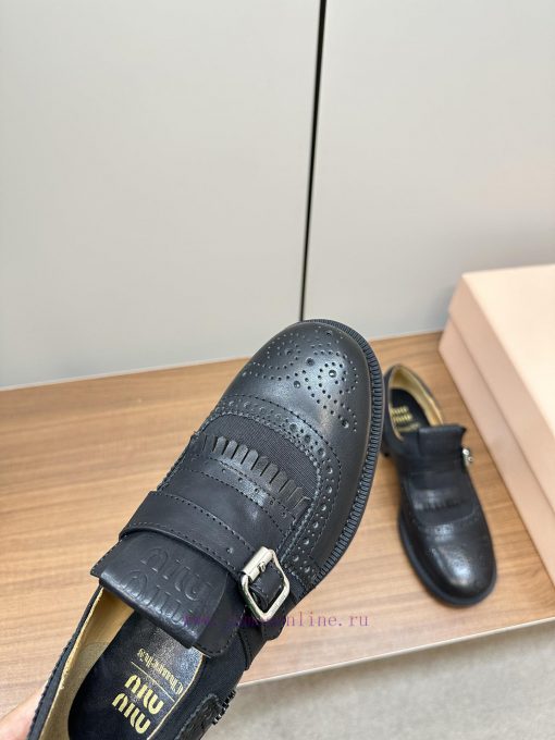 MiuMiu&Church's Co branded Double Button Block ShoesMiu Miu has announced a collaboration wihle43xdt - Image 6