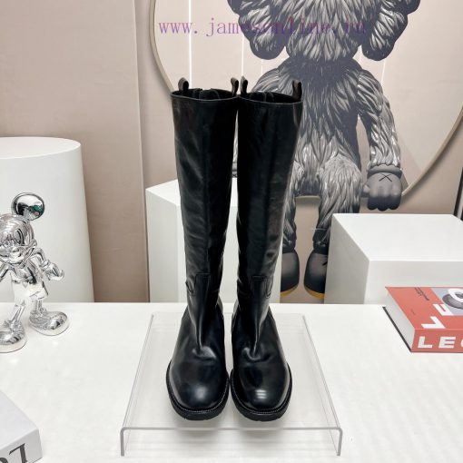 Top tierMarsell 2023 vs Autumn/Winter Fold Boots CollectionRound toe retro high bootsThis boplsfhl1m