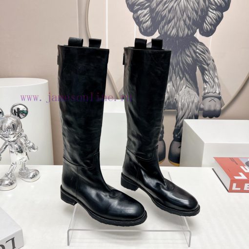 Top tierMarsell 2023 vs Autumn/Winter Fold Boots CollectionRound toe retro high bootsThis boplsfhl1m - Image 3