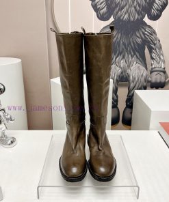 Top tierMarsell 2023 vs Autumn/Winter Fold Boots CollectionRound toe retro high bootsThis borjjvarjy