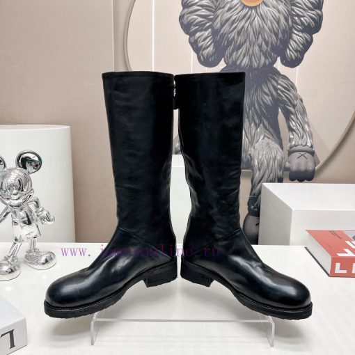 Top tierMarsell 2023 vs Autumn/Winter Fold Boots CollectionRound toe retro high bootsThis bo2wkhk4dt - Image 5