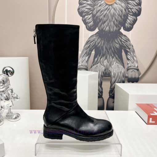 Top tierMarsell 2023 vs Autumn/Winter Fold Boots CollectionRound toe retro high bootsThis bo2wkhk4dt - Image 6