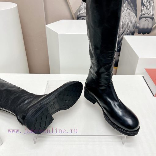 Top tierMarsell 2023 vs Autumn/Winter Fold Boots CollectionRound toe retro high bootsThis bo2wkhk4dt - Image 10