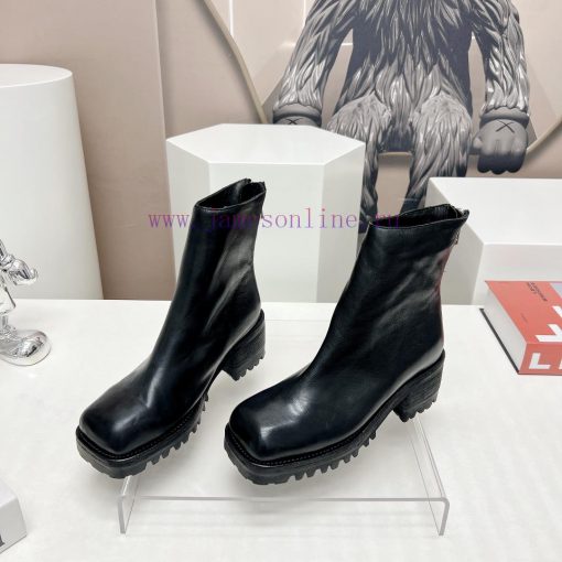 Top tierMarsell 2023 vs Autumn/Winter Fold Boots CollectionSquare toe thick soled short bootib1mgn3p - Image 4