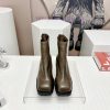Top tierMarsell 2023 vs Autumn/Winter Fold Boots CollectionSquare toe thick soled short boot5eumjglf