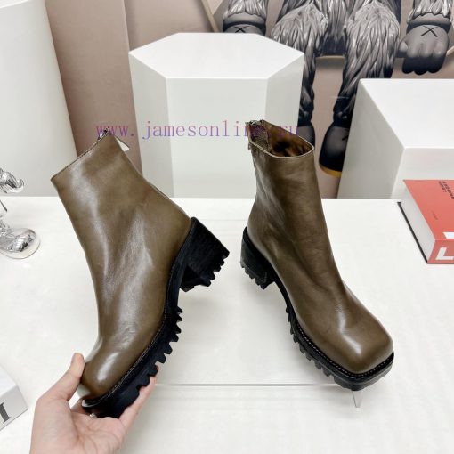 Top tierMarsell 2023 vs Autumn/Winter Fold Boots CollectionSquare toe thick soled short boot5eumjglf - Image 5