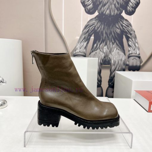 Top tierMarsell 2023 vs Autumn/Winter Fold Boots CollectionSquare toe thick soled short boot5eumjglf - Image 6