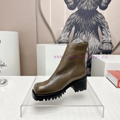 Top tierMarsell 2023 vs Autumn/Winter Fold Boots CollectionSquare toe thick soled short boot5eumjglf - Image 7