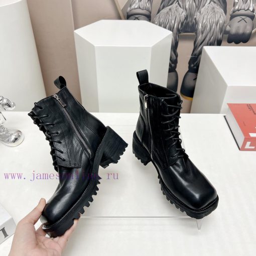 Top tierMarsell 2023 vs Autumn/Winter Fold Boots CollectionSquare toe thick soled short bootkpnp6i9w - Image 5