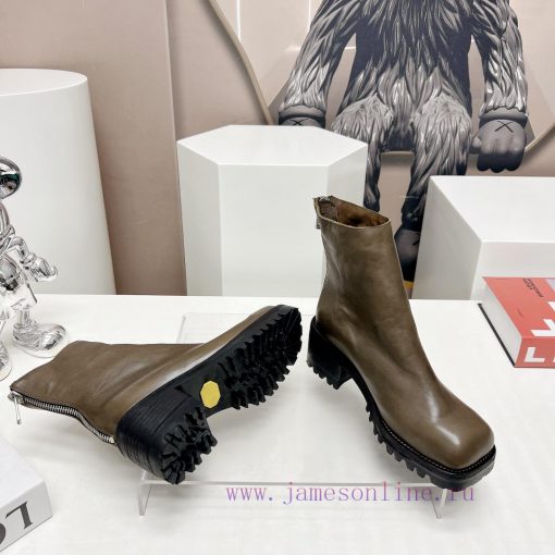 Top tierMarsell 2023 vs Autumn/Winter Fold Boots CollectionSquare toe thick soled short boot5eumjglf - Image 10