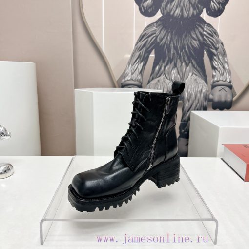 Top tierMarsell 2023 vs Autumn/Winter Fold Boots CollectionSquare toe thick soled short bootkpnp6i9w - Image 7