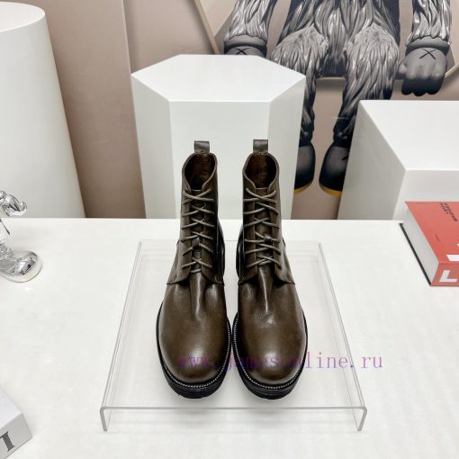 Top tierMarsell 2023 vs Autumn/Winter Fold Boots CollectionRound toe retro short bootsThis b8i8fvxpg