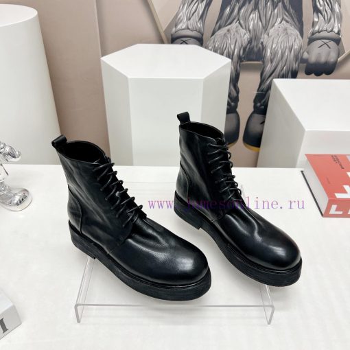 Top tierMarsell 2023 vs Autumn/Winter Fold Boots CollectionRound toe retro short bootsThis bu6ik6fai - Image 3