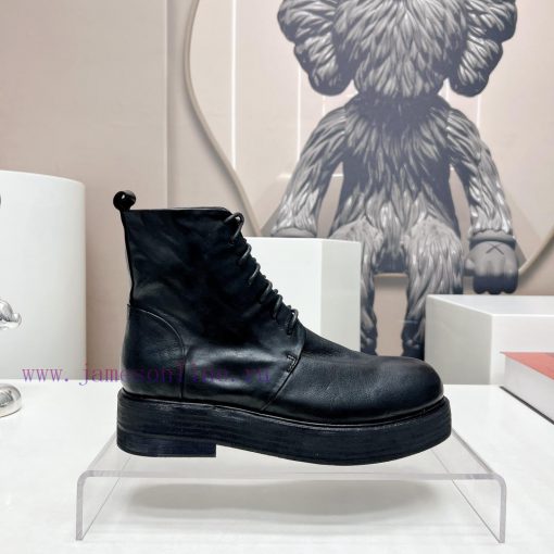 Top tierMarsell 2023 vs Autumn/Winter Fold Boots CollectionRound toe retro short bootsThis bu6ik6fai - Image 6
