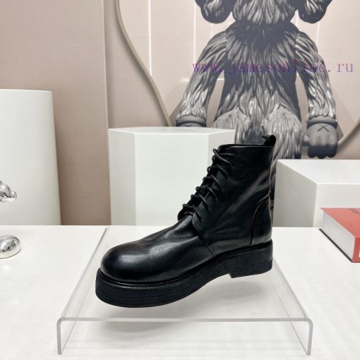 Top tierMarsell 2023 vs Autumn/Winter Fold Boots CollectionRound toe retro short bootsThis bu6ik6fai - Image 7