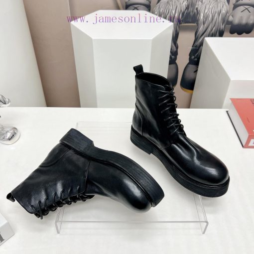 Top tierMarsell 2023 vs Autumn/Winter Fold Boots CollectionRound toe retro short bootsThis bu6ik6fai - Image 8