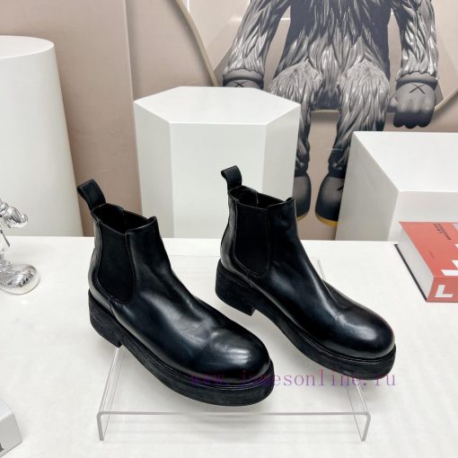 Top tierMarsell 2023 vs Autumn/Winter Fold Boots CollectionRound toe retro short bootsThis bgtfy28qt - Image 3