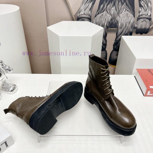 Top tierMarsell 2023 vs Autumn/Winter Fold Boots CollectionRound toe retro short bootsThis b2gm2mbio - Image 10
