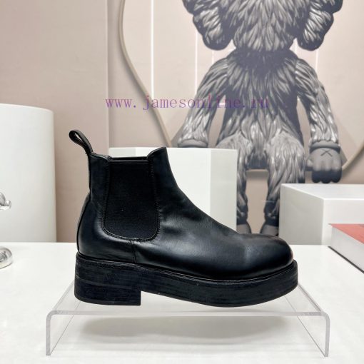 Top tierMarsell 2023 vs Autumn/Winter Fold Boots CollectionRound toe retro short bootsThis bgtfy28qt - Image 6