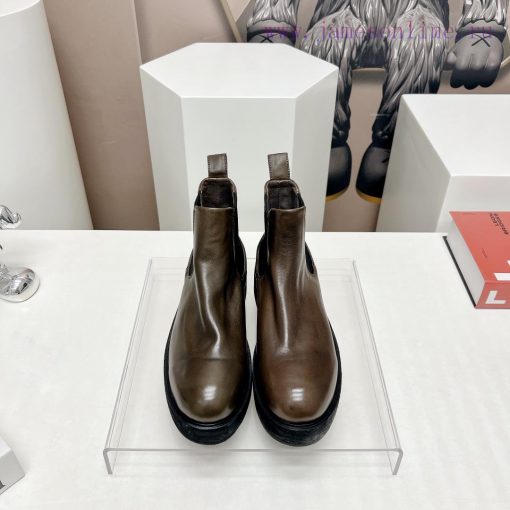 Top tierMarsell 2023 vs Autumn/Winter Fold Boots CollectionRound toe retro short bootsThis bx1gd9ec5