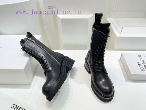 Top tierSMFK (Tide) 2023 Autumn Latest King ExplosivesRound toe thick soled cross flower zip6gqnj0dg - Image 7