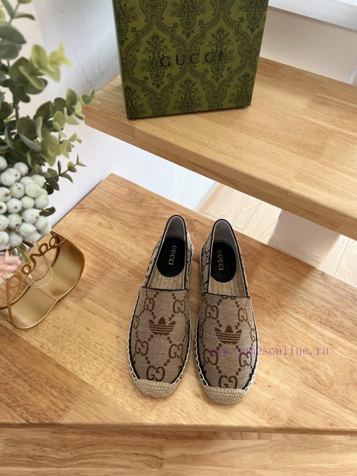 p Gucci23Ss Spring/Summer New Collection Gucci X adida * Co branded Printed Fisherman's Shoezjb4cail