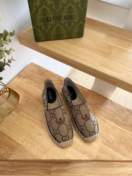 p Gucci23Ss Spring/Summer New Collection Gucci X adida * Co branded Printed Fisherman's Shoezjb4cail - Image 3
