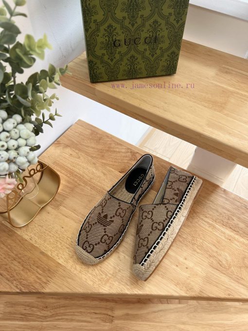 p Gucci23Ss Spring/Summer New Collection Gucci X adida * Co branded Printed Fisherman's Shoezjb4cail - Image 6