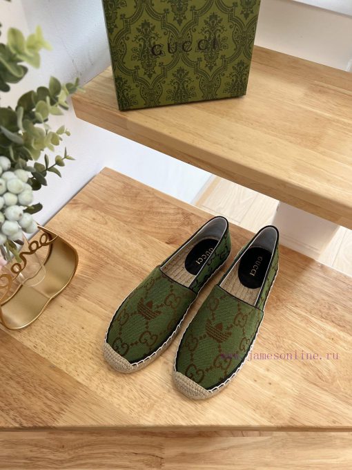 Gucci23Ss Spring/Summer New Collection Gucci X adida * Co branded Printed Fisherman's ShoesAtqrulvwg - Image 4