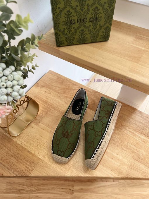 Gucci23Ss Spring/Summer New Collection Gucci X adida * Co branded Printed Fisherman's ShoesAtqrulvwg - Image 5