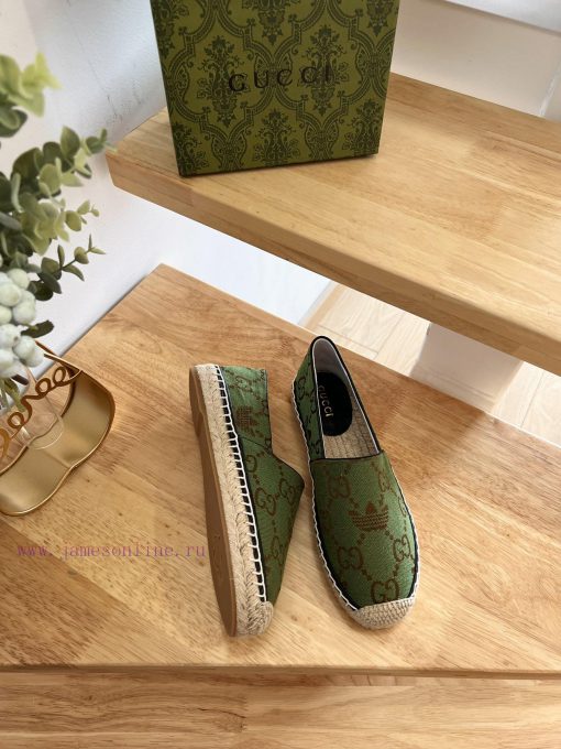 Gucci23Ss Spring/Summer New Collection Gucci X adida * Co branded Printed Fisherman's ShoesAtqrulvwg - Image 6